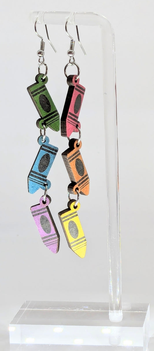 Crayon Earrings